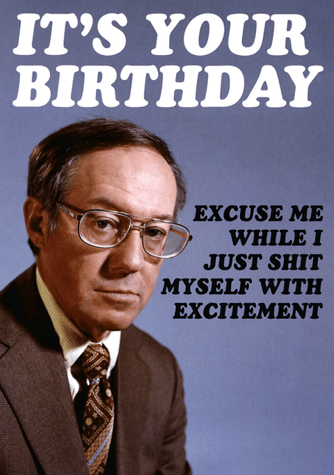 RUDE Birthday Cards - Comedy Card Company