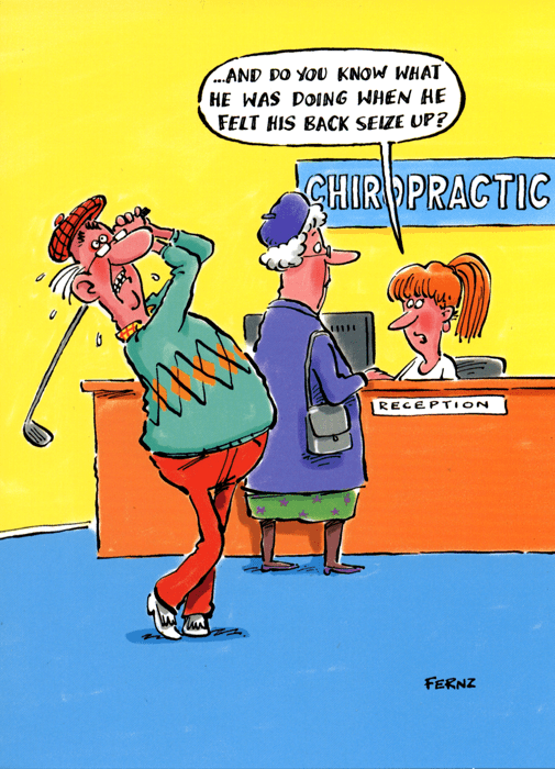 Golf Card Rude Humorous golf birthday card - Felt back seize up – Comedy Card Company