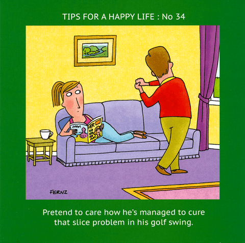 Birthday CardGreat British Card CompanyComedy Card CompanyProblem with golf swing