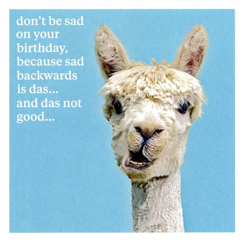 Birthday CardIconComedy Card CompanyDas not good