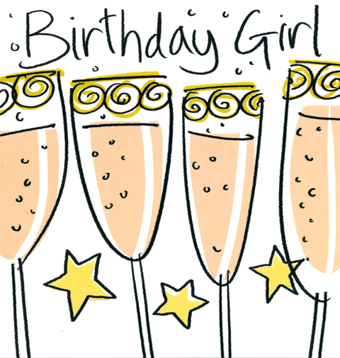 Birthday CardLucilla LavenderComedy Card CompanyBirthday Girl