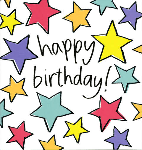 Birthday CardLucilla LavenderComedy Card CompanyStars - Happy Birthday