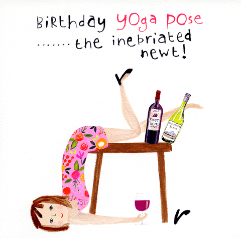 Birthday CardPaper SaladComedy Card CompanyBirthday Yoga Pose
