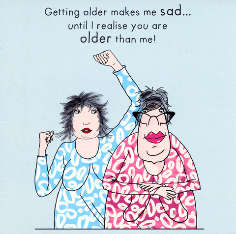 Birthday CardPeartree HeybridgeComedy Card CompanyOlder than me