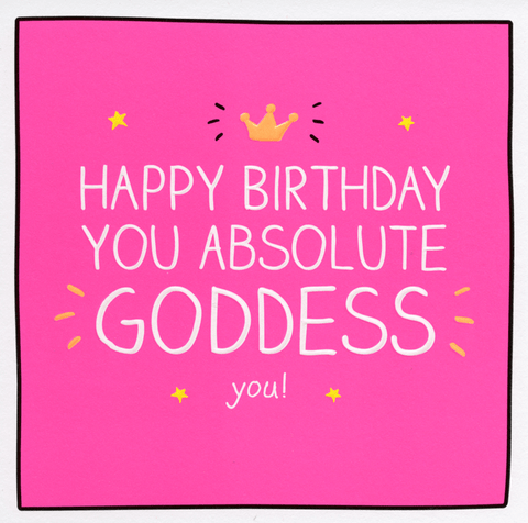 Birthday CardPigmentComedy Card CompanyAbsolute Goddess