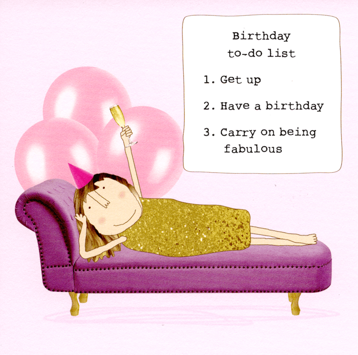 Funny birthday card by Rosie Made a Thing - Carry on being fabulous
