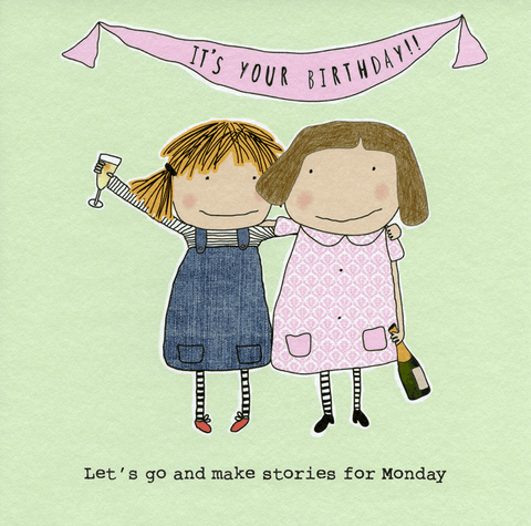Birthday CardRosie Made a ThingComedy Card CompanyLet's make stories for Monday