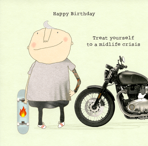 Birthday CardRosie Made a ThingComedy Card CompanyMidlife Crisis