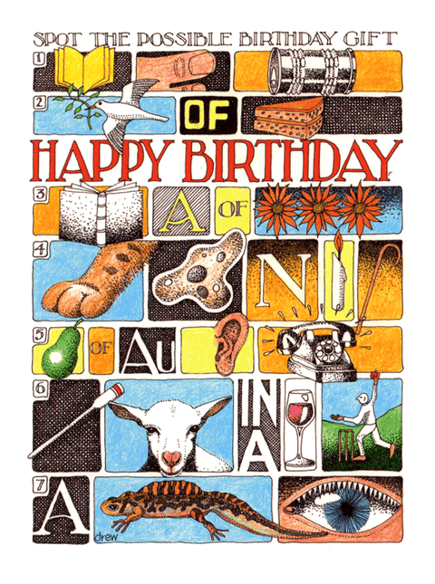 Birthday CardSimon DrewComedy Card CompanySpot the Birthday Gift