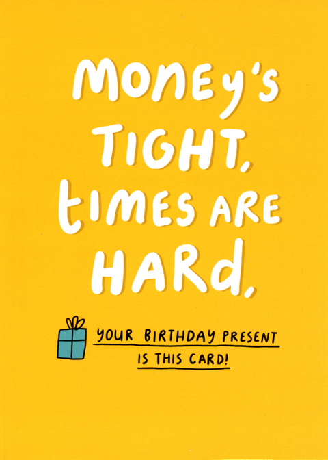 Birthday CardUK GreetingsComedy Card CompanyPresent is this card