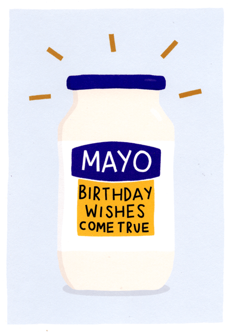 Birthday CardWoodmansterneComedy Card CompanyMayo birthday wishes come true