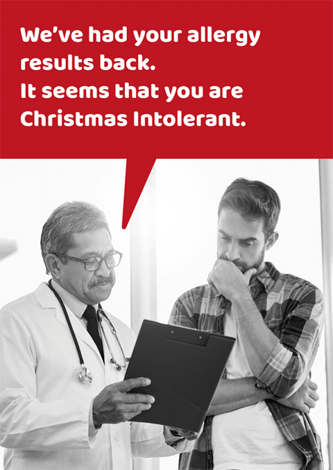 Comedy Card CompanyComedy Card CompanyChristmas Intolerant