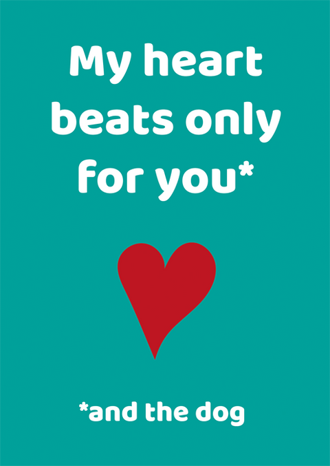 Comedy Card CompanyComedy Card CompanyHeart beats only for you