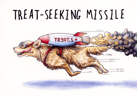 Funny CardsBewilderbeestComedy Card CompanyTreat-seeking missile