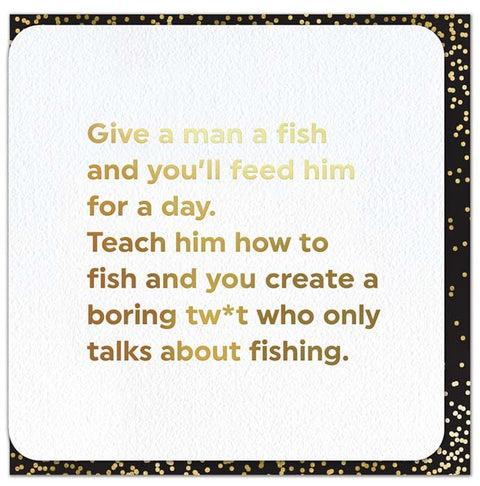 Funny CardsBrainbox CandyComedy Card CompanyGive a man a fish