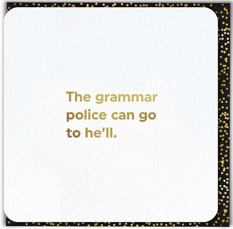 Funny CardsBrainbox CandyComedy Card CompanyGrammar police