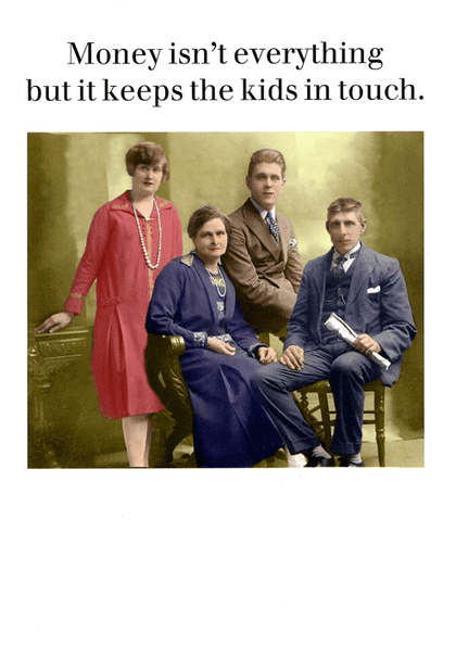 Funny Inheritance Card Humorous cards about Parenting - Comedy Card Company
