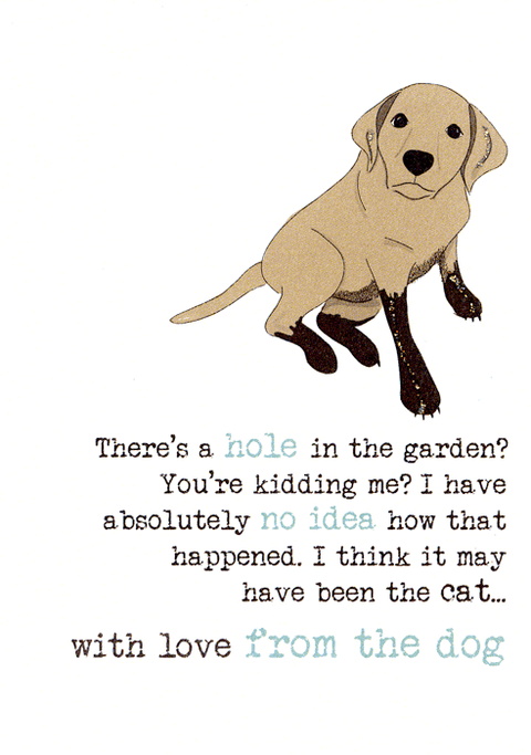 Funny CardsDandelion StationeryComedy Card CompanyHole in the garden