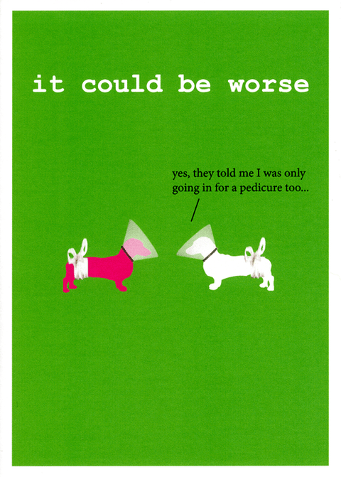 Funny CardsFrankie WhistleComedy Card CompanyDogs: It could be worse