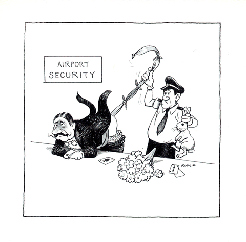 Funny CardsGreat British Card CompanyComedy Card CompanyMagician - Airport security