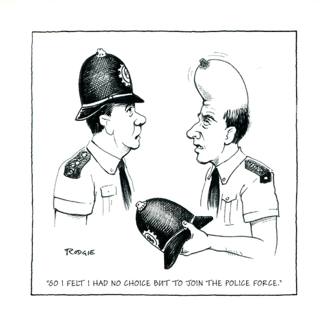 Funny CardsGreat British Card CompanyComedy Card CompanyNo choice but join the police