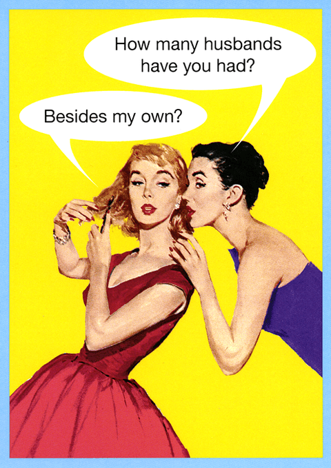 Funny CardsKiss me KwikComedy Card CompanyHow many husbands