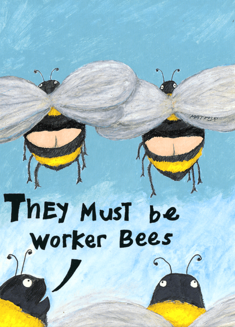 Funny CardsPaperlinkComedy Card CompanyWorker Bees