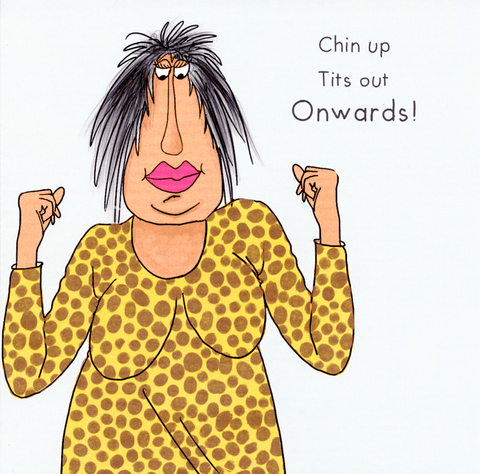 Funny CardsPeartree HeybridgeComedy Card CompanyChin Up, Tits Out