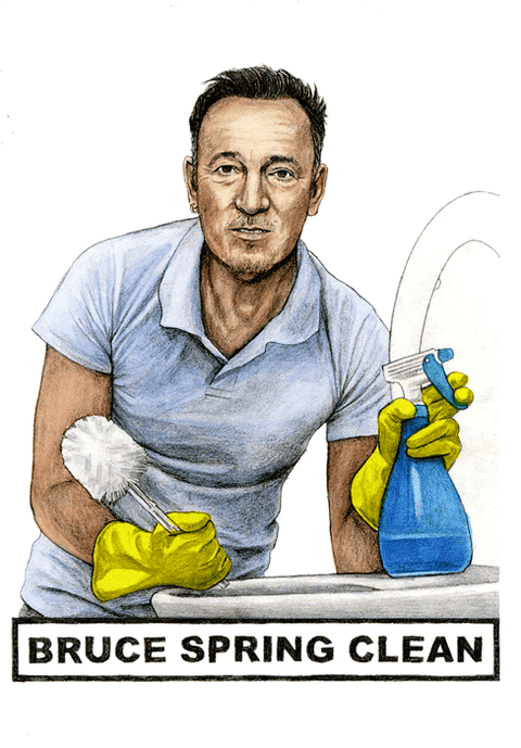 Funny CardsQuite Good CardsComedy Card CompanyBruce Spring Clean