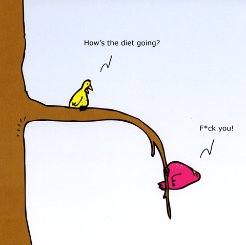 Funny CardsRedbackComedy Card CompanyHow's diet going?