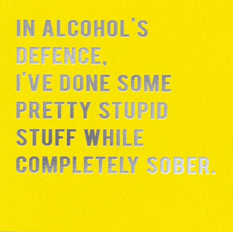 Funny CardsRedbackComedy Card CompanyIn alcohol's defence
