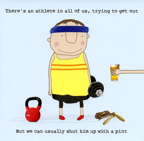 Funny CardsRosie Made a ThingComedy Card CompanyAthlete in all of us