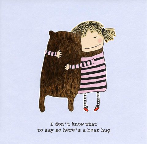 Funny CardsRosie Made a ThingComedy Card CompanyHere's a bear hug