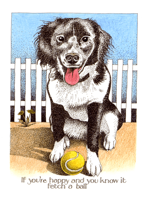 Funny CardsSimon DrewComedy Card CompanyFetch a Ball