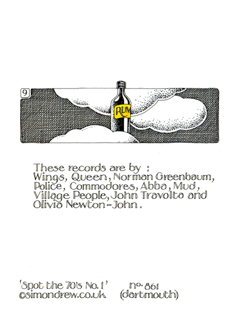 Funny CardsSimon DrewComedy Card CompanySpot the 70's record