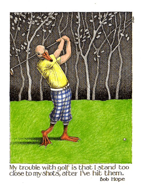Funny CardsSimon DrewComedy Card CompanyTrouble with Golf