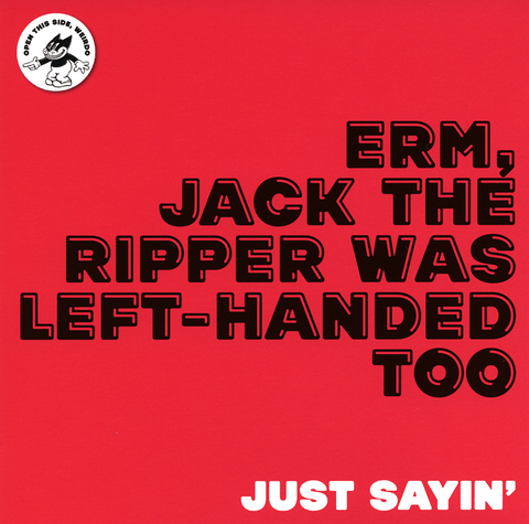 Funny CardsSplimpleComedy Card CompanyJack the ripper was left-handed too