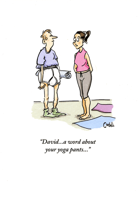 Funny CardsWoodmansterneComedy Card CompanyYoga Pants