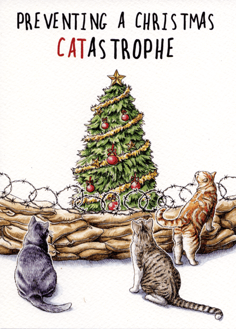 Funny Christmas cardsBewilderbeestComedy Card CompanyChristmas Catastrophe