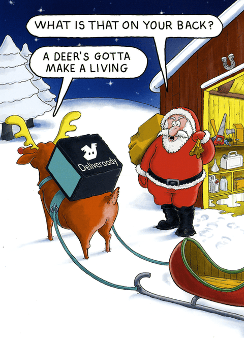 Funny Christmas cardsCharteris Christmas CardsComedy Card CompanyDeliveroody