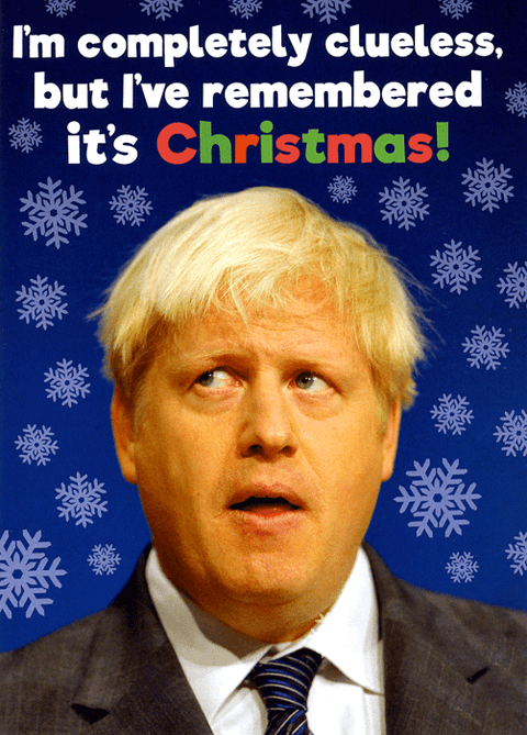 Funny Christmas cardsDean MorrisComedy Card CompanyBoris - remembered it's Christmas