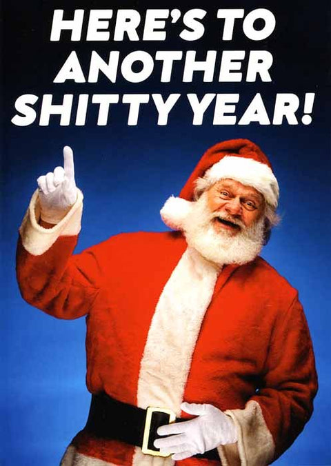 Funny Christmas cardsDean MorrisComedy Card CompanyShitty Year