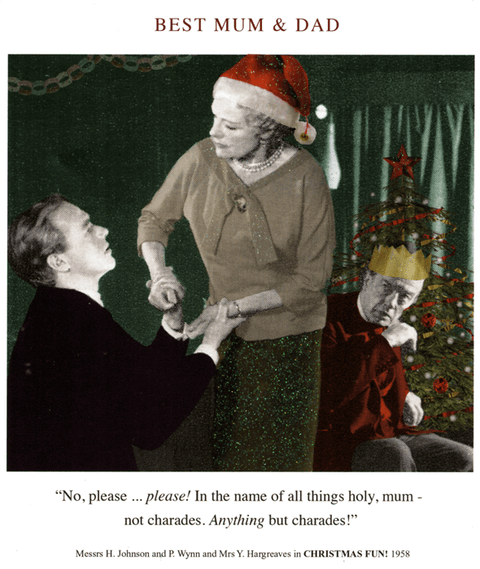 Funny Christmas cardsDrama QueenComedy Card CompanyChristmas Mum & Dad - Charades