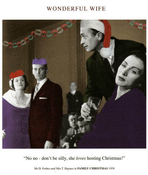 Funny Christmas cardsDrama QueenComedy Card CompanyWife - she loves hosting Christmas