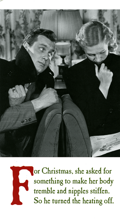 Funny Christmas cardsEmotional RescueComedy Card CompanySomething to make body tremble