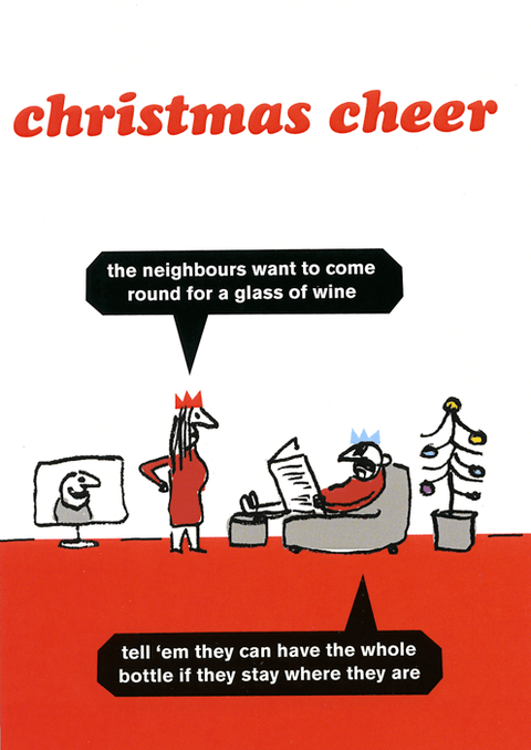Funny Christmas cardsModern TossComedy Card CompanyNeighbours come round