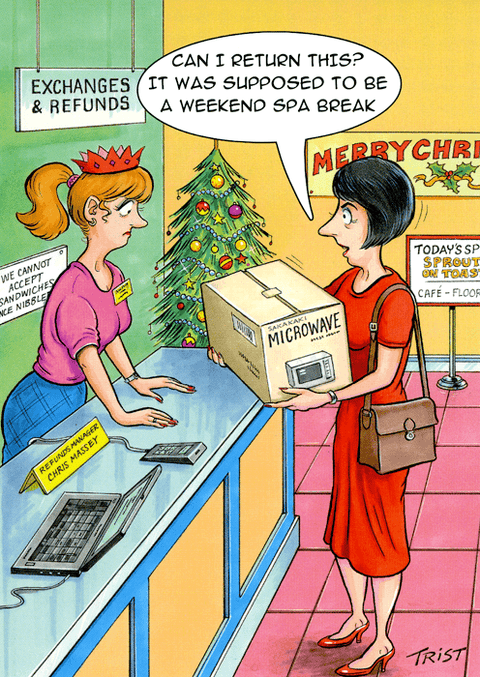 Funny Christmas cardsRainbow CardsComedy Card CompanyPresent - exchange and refunds