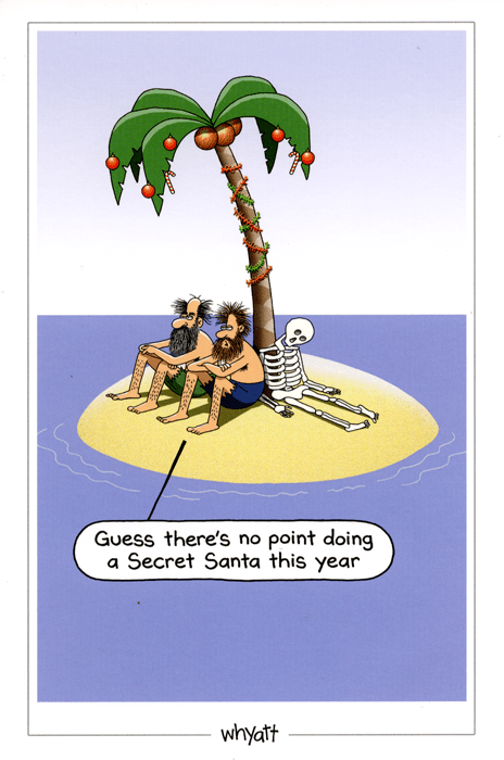 Funny Christmas cardsTraces of NutsComedy Card CompanySecret Santa