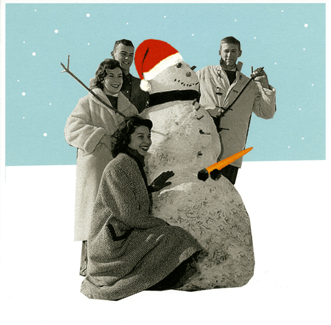 Funny Christmas cardsU StudioComedy Card CompanyCheeky Snowman