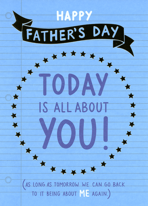 Funny Father's Day CardsPaperlinkComedy Card CompanyFather's Day - All about you